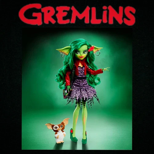 Monster High Skullector Greta Gremlin Doll in sealed shipper Mattel 2021