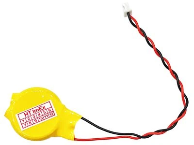 HT IMEX RTC BIOS CMOS Batterie Battery 2 Polig Akku kompatibel für Dell Precision M6800