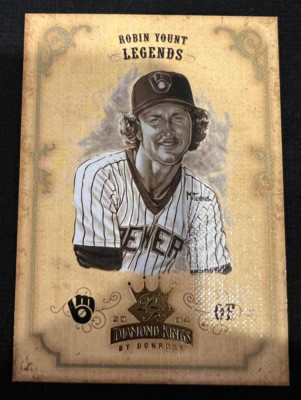 ROBIN YOUNT Milwaukee Brewers 2004 Donruss Diamond Kings Legends #164 HOF MVP