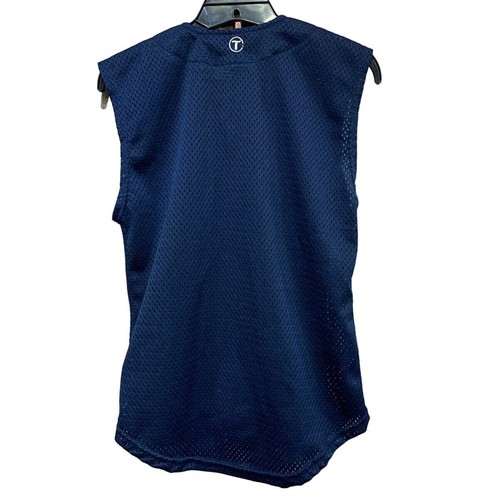2 New Tag Team Uniform Youth Medium Button Down Sport Mesh Jersey Tank Top Vests - Picture 4 of 6