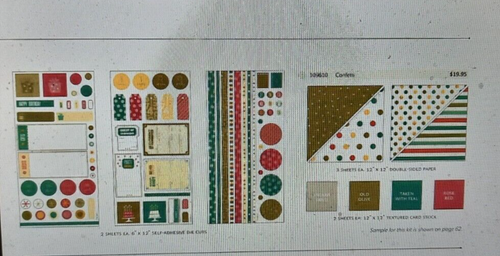 KIT "CONFETTI " SIMPLY SCRAPPIN PROGETTATO PER SCRAPBOOKING 12 X 12 - Foto 5 di 6