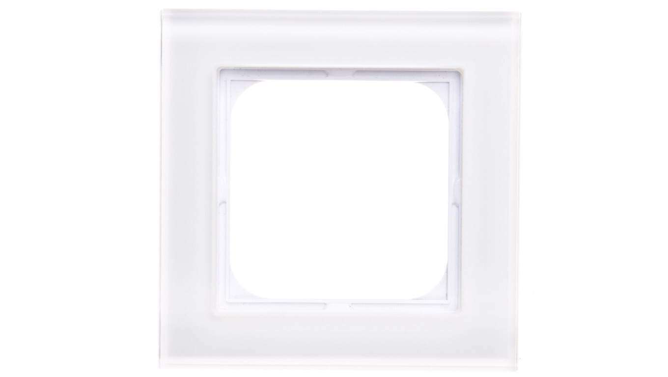 SONATA Single frame, white glass R-1RG / 31 /T2UK