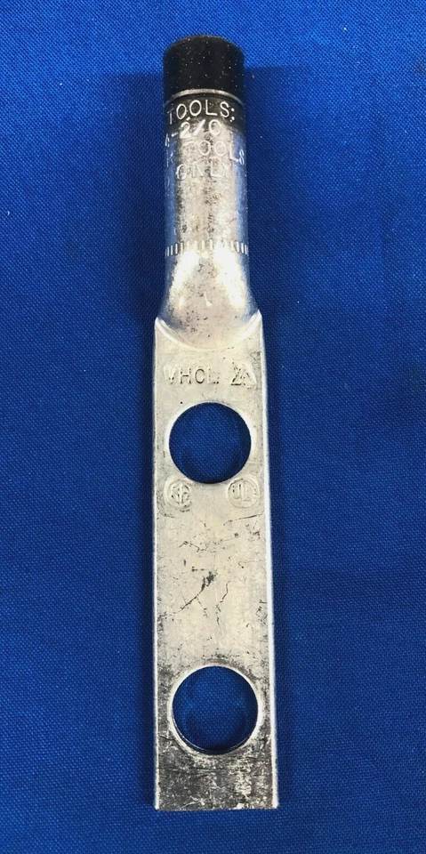 SQUARE D 2 HOLE COMPRESSION TERMINAL LUG VHCL2/012BN #4-2/0 STR CU  (LOT OF 10) - Image 4 of 4