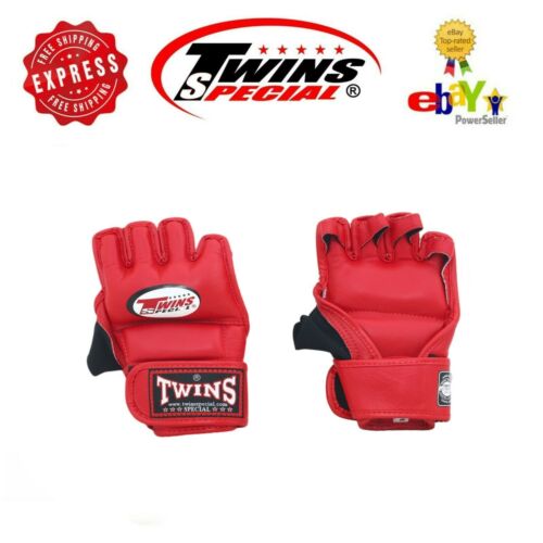 Twins Grappling Gloves MMA GGL-3 Red S M L - Picture 1 of 1