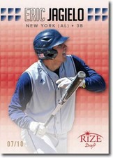 ERIC JAGIELO 2013 Rize Rookie RED Paragon RC #/10