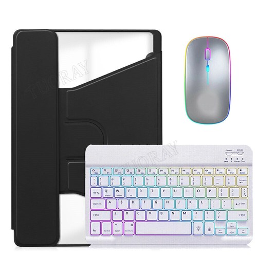For Samsung Galaxy Tab A9+/A9 Plus 11" inch Tablet Backlit Keyboard Mouse Case - Picture 23 of 83