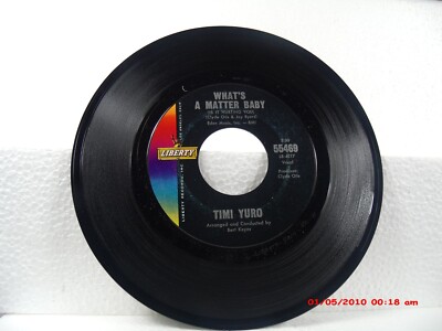TIMI YURO -(45)- WHAT'S A MATTER BABY / THIRTEENTH HOUR - LIBERTY RECORD - 1962