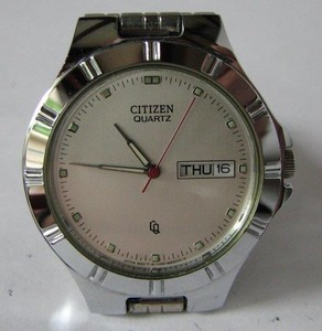 Reloj De Cuarzo Citizen 1102 Día Y Fecha Con Pulsera De Plata Esterlina  Original | eBay