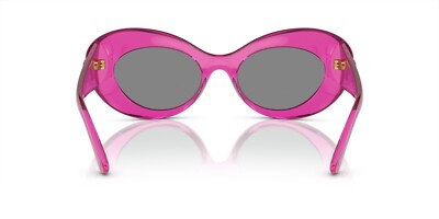 NEW VERSACE SUNGLASSES VE4456U 5334/87 PINK WOMEN EYEWEAR VE4456U 533487 VERSACE New Versace VE4456U 533487 Pink Transparent/Dark Grey 52-19  main image 4