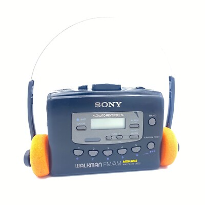 Sony Walkman WM-FX403 AM/FM Cassette Player ~ New Belts