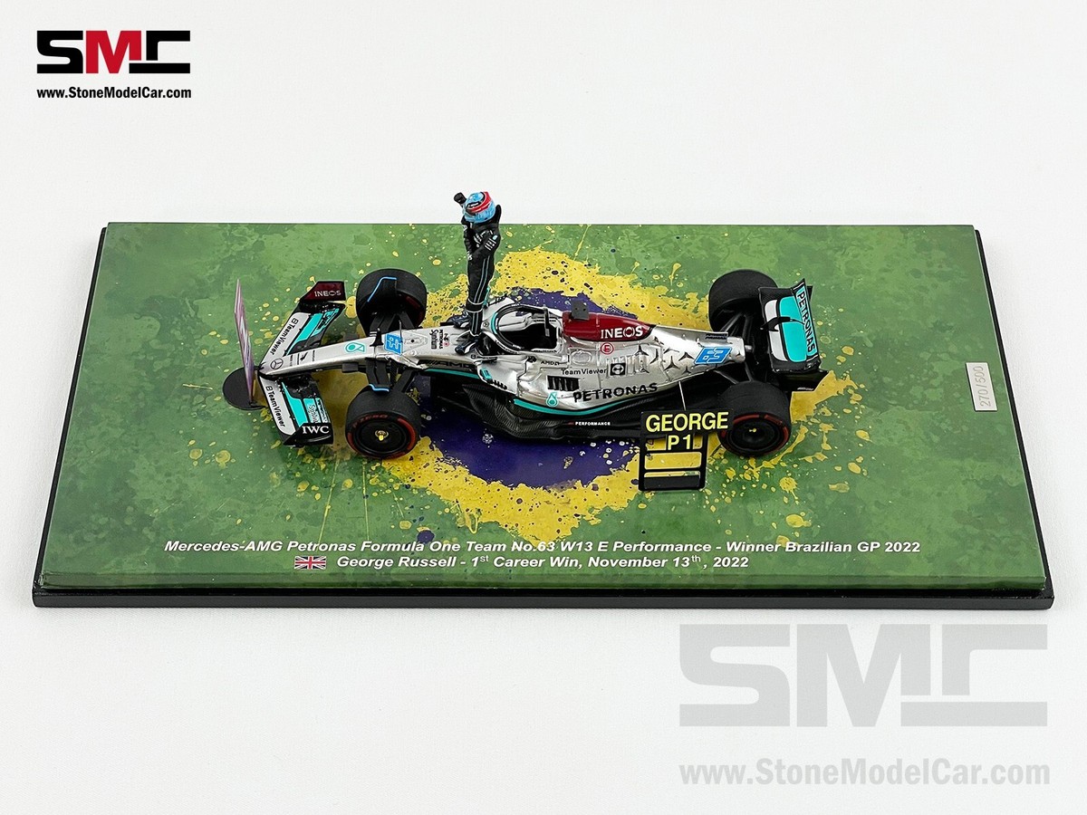 【人気商品!】 Russell George #63 W13 F1 Mercedes Brazil Win 1st 2022 GP レーシングカー