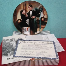 THE PARIS HAT Gone with the Wind -Paul Jennis- WS George Bradex Collectors Plate