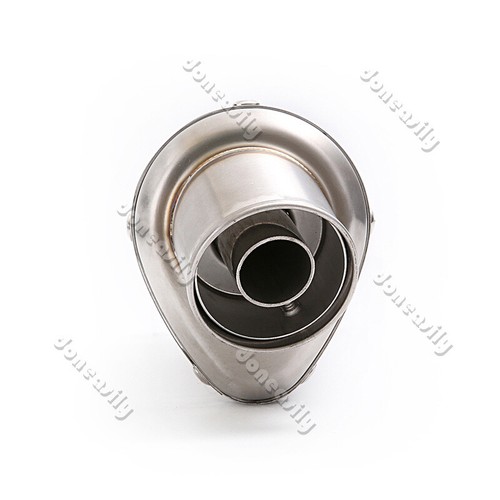 51mm (2") Exhaust Tips End Can Muffler Pipe Slip on Motorcycle Universal Scooter - Picture 11 of 12