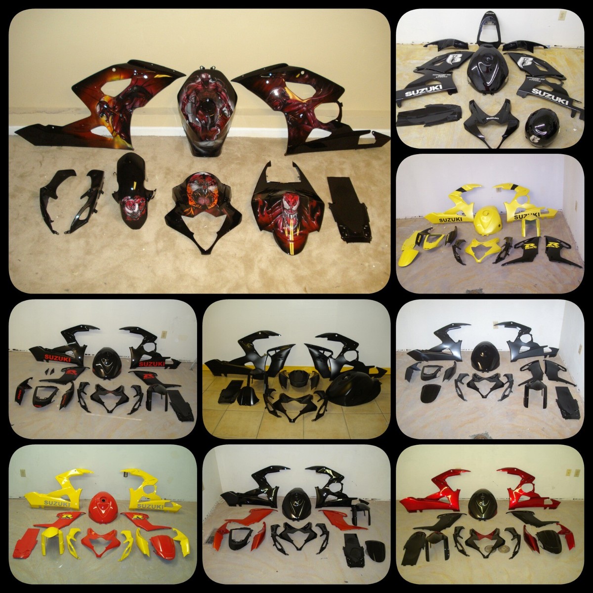 Suzuki gsxr 1000 fairing fairings cowl body kit set OEM 05
