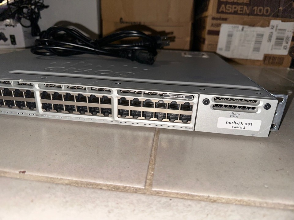 CISCO WS C3850 48F L Cisco Catalyst 3850 Series 48 Port PoE+ sw CISCO WS C3850 48F L Cisco Catalyst 3850 Series 48 Port PoE+ sw