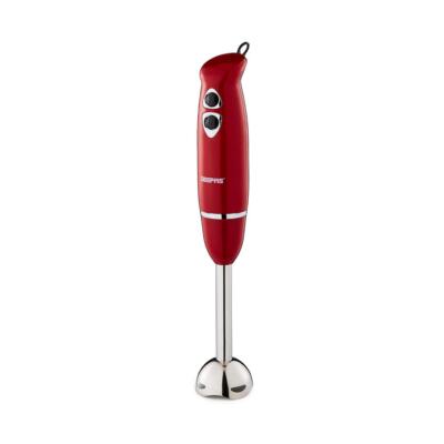 400W Handmixer Immersion Stick Mixer Edelstahl Klingen 2 Geschwindigkeiten rot