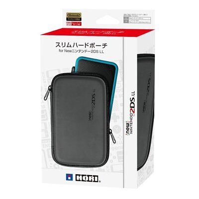 Hori Japan Nintendo 2ds Ll Official Licensed Slim Hard Pouch Case Black Ebay