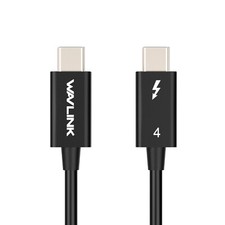 Thunderbolt 3 4 USB-C 4.0 Cable Charger Data 1600MBPS PD 240W 8K Display Video