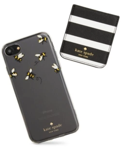 Kate Spade New York Iphone 7/8-7/8 Plus Case & Sticker Pocket Set Blue ESF18408 - Image 4 of 4