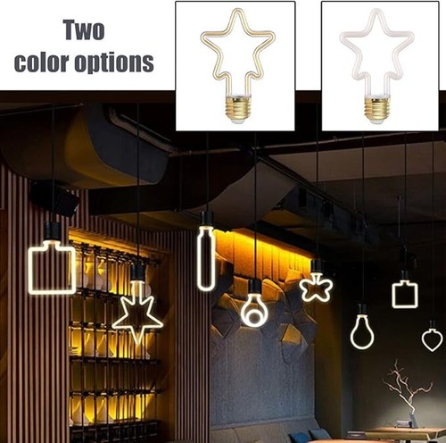 LED Edison Glühbirnen Vintage Warm Leuchtmittel E14/E27 Filament Antik Deko - Bild 20 von 57