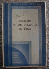 Ricordi di un viaggio in Cina 2° volume - R.P. Huc - ABC 1934