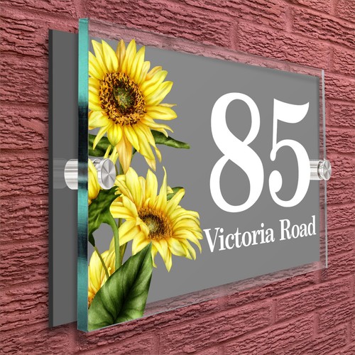 Personalised House Sign Door Number Plaque Custom Door Sign Name Plate Plaques - Picture 25 of 70
