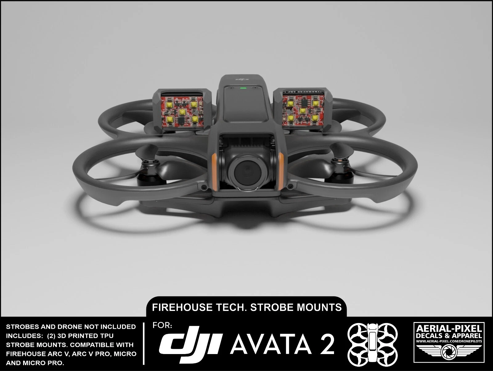 DJI AVATA 2 Strobe Mounts