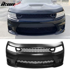For 15-23 Dodge Charger Scat Pack SRT 392 Hellcat Front Bumper Cover W/ Foglight