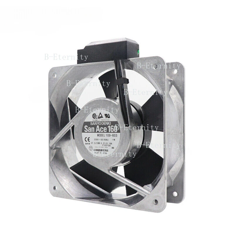 SANYO Denki 109-603 SanAce Axial Fan 230V 0.21A 37.5W 160*160*51MM Cooling Fan - Image 3 of 4
