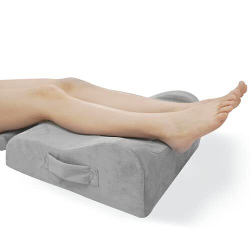 Leg Elevation Pillow Memory Foam Leg Elevating Support Wedge Pillow for - Picture 1 of 6