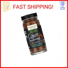 Frontier Co-op Organic Cajun Seasoning, 2.08-Ounce Jar, Authentic Louisiana Flav