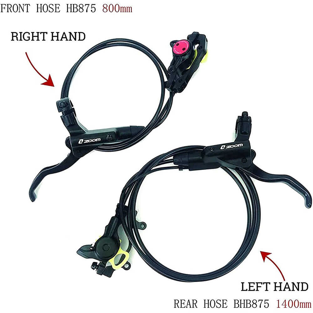 Zoom HB875 Set Freno A Disco Idraulico Per Mountain Bike E-Bike - Nero