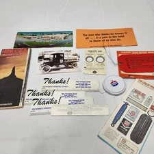 Vintage  Oil Auto Ephemera Mixed Lot Etc Standard, Lenox, Phillips 66 Etc