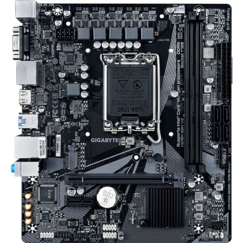 GIGABYTE H610M S2H V2 LGA170 Motherboard, micro-ATX, HDMI/VGA, 6GB/s, DDR5 - Picture 2 of 5