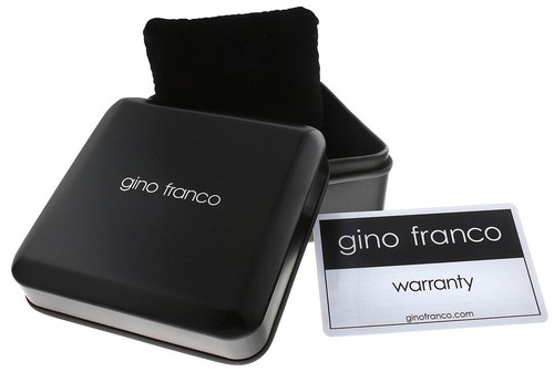 Men's Steel Business Dress Watch w/ Multi Function Day Date Month by Gino Franco - Picture 2 of 2
