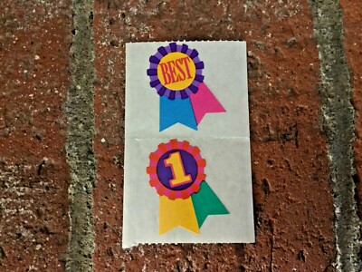 Mrs Grossman`s BEST RIBBON VINTAGE 1991 Stickers 