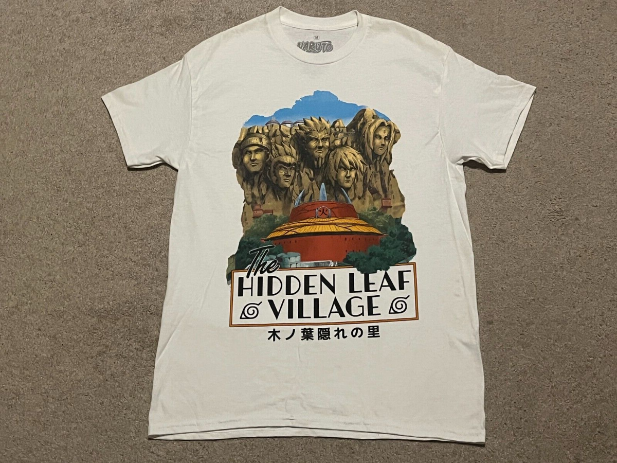 NWT Naruto Shippuden The Hidden Leaf Village White Adult Large