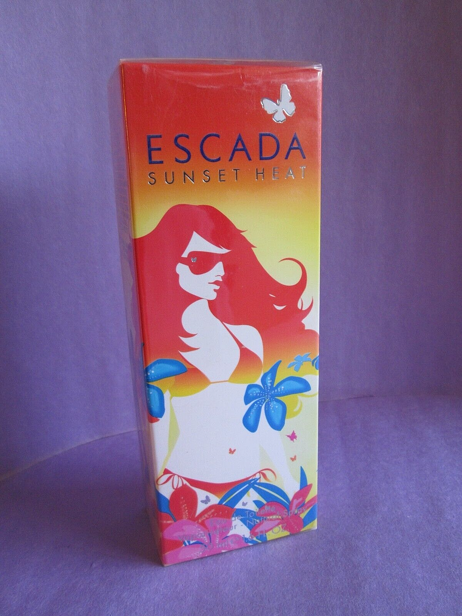 Escada Sunset Heat Eau de Toilette Spray 1.6 oz 50ml 2007 Vintage