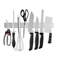 Magnetic Knife Strip Stainless Steel Kitchen Holder 30cm 40cm 50cm