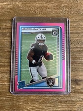 Ashton Jeanty 2025 Panini Donruss Optic Rated Rookie Pink Prizm #305 Raiders