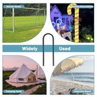 Trampoline Stakes Ground Anchors 11" U Shaped for Outdoor Camping Tent 16 Pack — photo 2