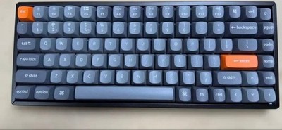 Keychron Keyboard K2 Max US Banana Switch Gray Orange JUNK Untested