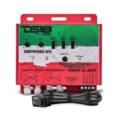 DS18 DBPM100.MX Digital Bass Processor, 2 Channel Preamp Input/Output, Subson...