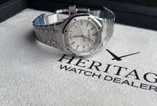 Audemars Piguet Royal Oak Silver 34mm Unisex Watch - 77450ST Unworn Complete 8