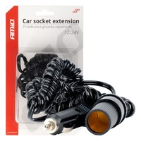 Kfz ZigarettenanzüNder VerläNgerungskabel Amio 03805 3M 12V/24V Adapter