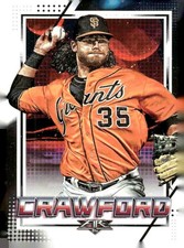 2020 Topps Fire #7 Brandon Crawford