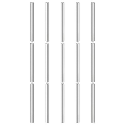 15pcs Dowel Pins M8(8mm) x 90mm Stainless Steel Shelf Support Peg Pin Rod