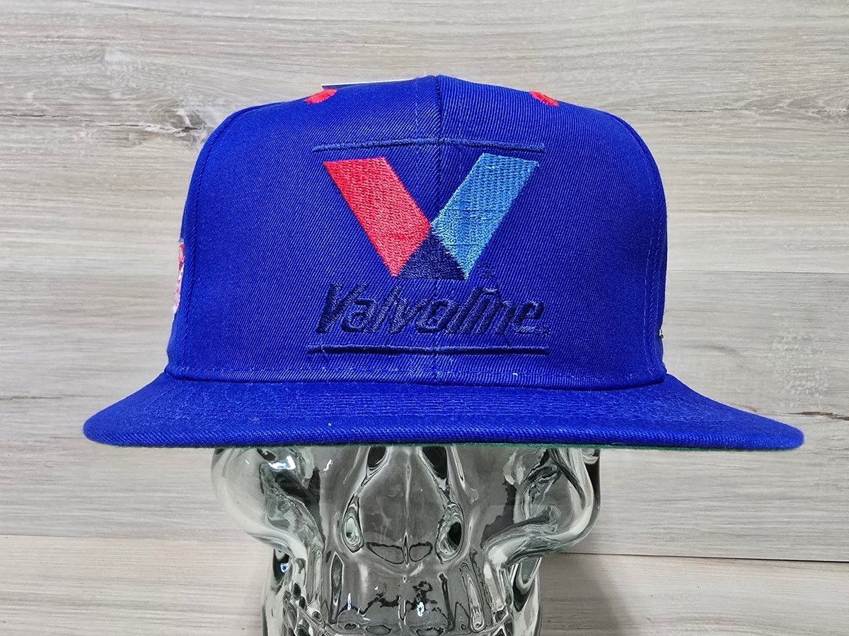 Valvoline Mark Martin Cap NASCAR Racing Flat Brim Snapback Blue