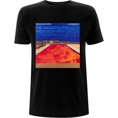 Men's Red Hot Chili Peppers Californication Slim Fit T-shirt X-Large Black