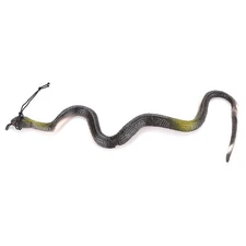 40cm Brown Rubber Toy Fake Snake Safari Garden Prop Joke Prank Halloween Gift w